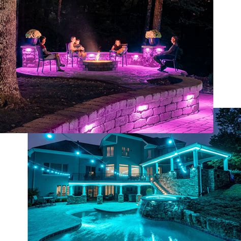 Color Changing Outdoor Accent Lights | Home Lighting System - Haven ...