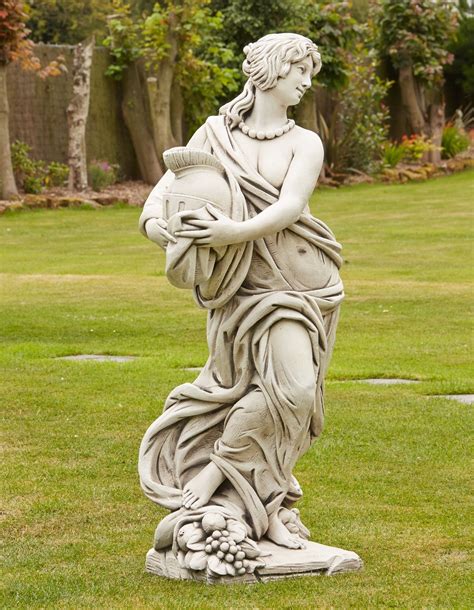 Roman Goddess Gladiator Stone Garden Statue