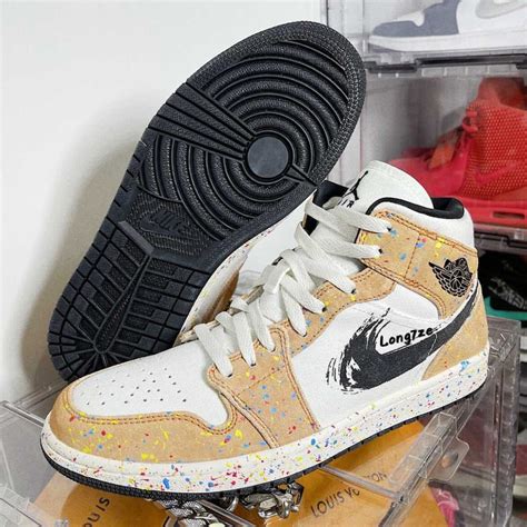 Air Jordan 1 Mid SE Brushstroke Paint Splatter Release Date | Jordans ...