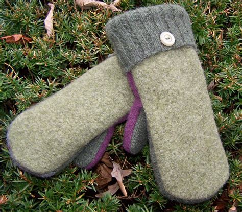 Felted Wool Mittens Pattern