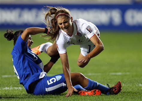 Morgan re-injures left ankle in USWNT’s World Cup qualifying win over ...