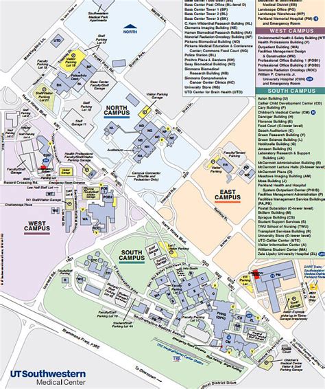 U T Southwestern Campus Map – Map With States