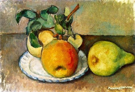 Still Life With Apples And A Pear Artwork By Paul Cezanne Oil Painting ...