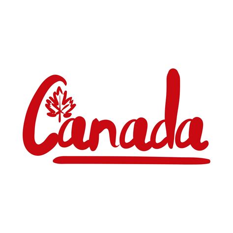 canada word lettering hand draw style 2585557 Vector Art at Vecteezy