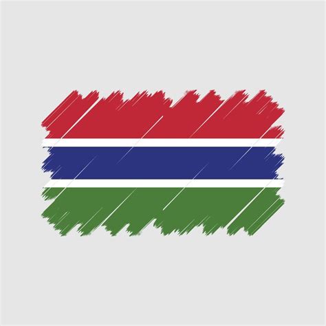 Gambia Flag Vector. National Flag 10773033 Vector Art at Vecteezy