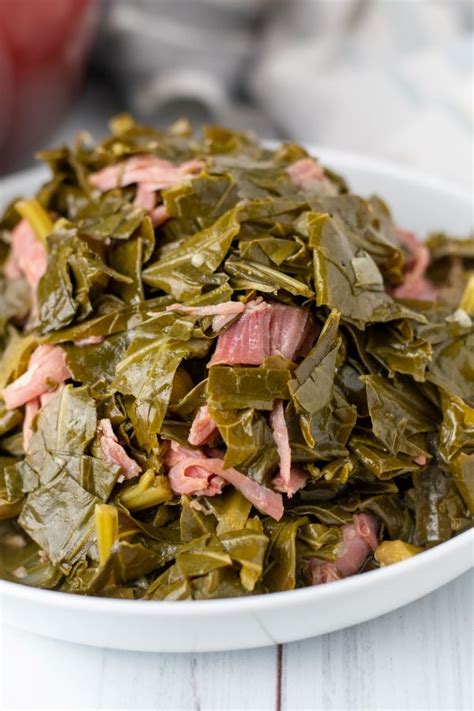 Soul Food Collard Greens with Smoked Turkey - Curbing Carbs