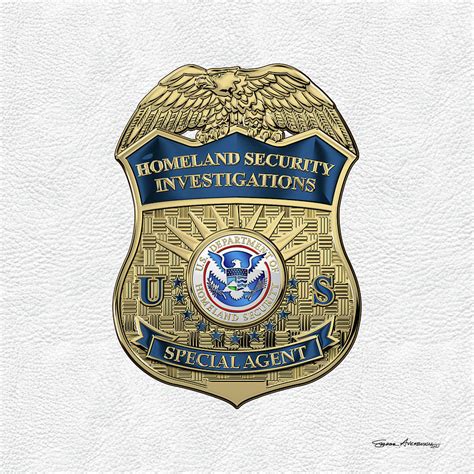 Homeland Security Investigations - H S I Special Agent New Badge over ...