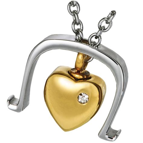 Pet Cremation Jewelry Stainless Steel Bold Heart