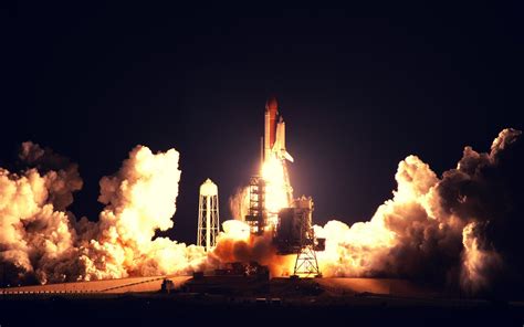 rocket, Launch, Space, Spaceship, Night, NASA HD Wallpapers / Desktop ...