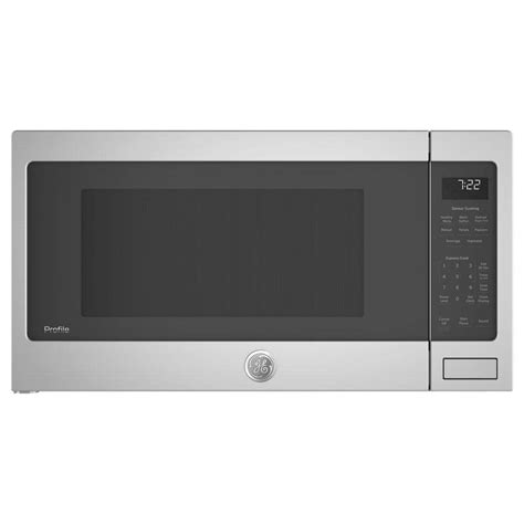 GE Profile Profile 2.2 cu. ft. Countertop Microwave in Stainless Steel ...