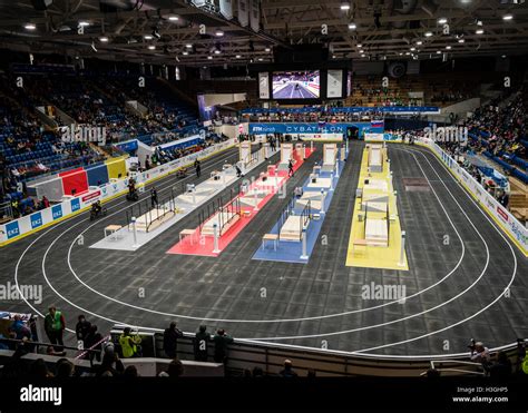 Kloten, Switzerland. 8th Oct, 2016. The Swiss Arena in Kloten Stock ...