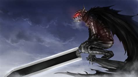 guts, berserk, anime, sword, armor, 4k, HD Wallpaper | Rare Gallery