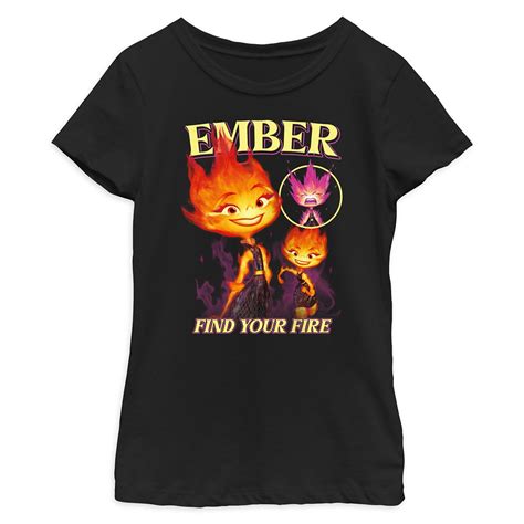 Ember Lumen ''Find Your Fire'' T-Shirt for Kids – Elemental is ...