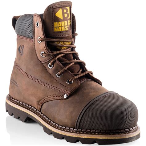 Buckbootz B301SM Brown Leather Safety Boot SB P HRO SRC from Lawson HIS