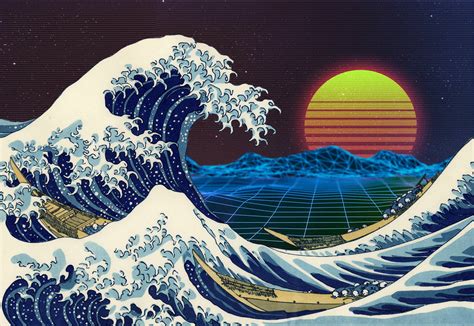 The Great Wave Off Kanagawa Wallpapers - Top Free The Great Wave Off ...