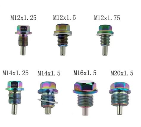 Oil Plug Size Chart