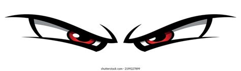 Angry eyes image Royalty Free Stock SVG Vector