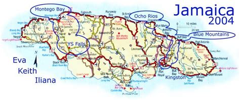 Ocho Rios Jamaica Waterfalls | Click on the map or on the links below ...