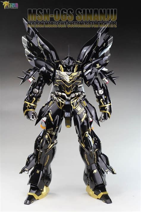 GUNDAM GUY: MG 1/100 Sinanju - Painted Build | Gundam model, Custom ...