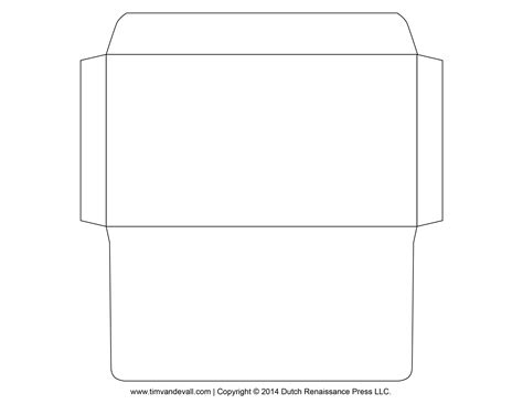 Printable Envelope Template | Downloadable Envelopes