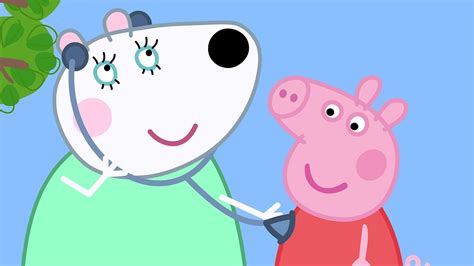 Polar bear doctor helps Peppa Pig check his body - YouTube