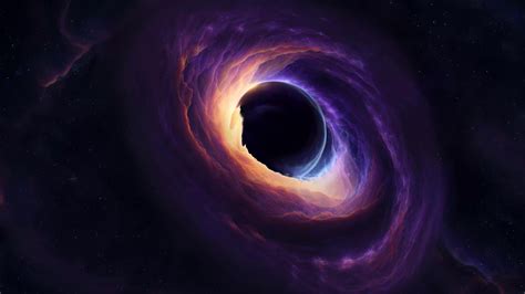 Black Hole in Nebula Live Wallpaper