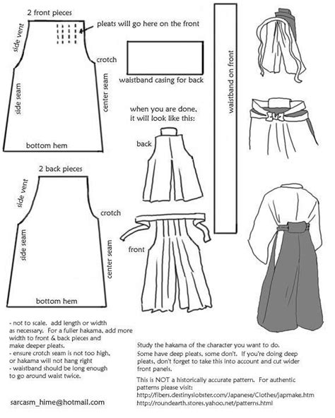 Patron HAKAMA Passion Cosplay | Diy kimono, Kimono pattern, Japanese ...