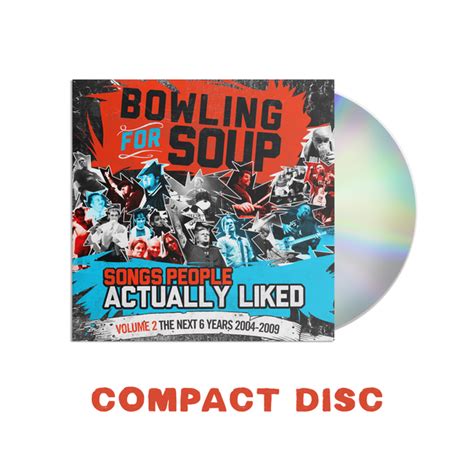 Bowling For Soup - Songs People Actually Liked - Volume 2 CD - Bandwear