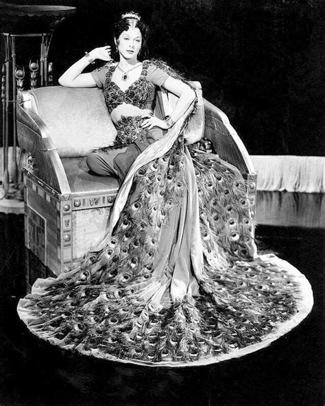 Hedy Lamarr in costume (designed by Edith Head) for Samson and Delilah ...