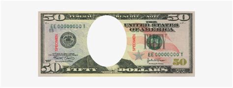 Blank 50 Dollar Bill Template - President Is On Money - 552x231 PNG ...