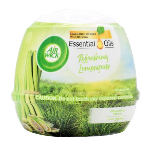 Air Wick Essential Oils Refreshing Lemongrass 180g