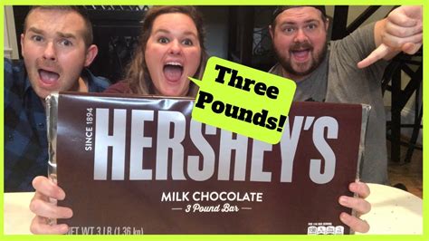 Mukbang | 3lb Hershey's Bar (Eating Show) - YouTube