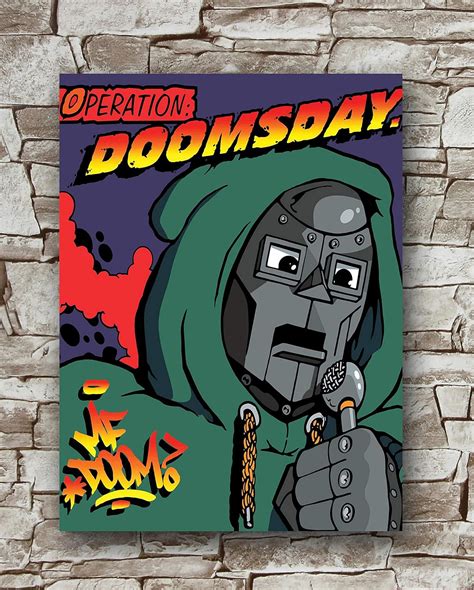 Zero.o MF Doom-Operation Doomsday Poster Size 18 Inches X 24 Inches,MF ...