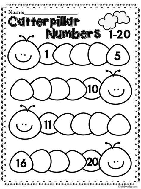 Numbers 1-20 Worksheets | Spring Math Worksheets | Made By Teachers