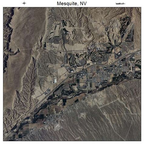 Aerial Photography Map of Mesquite, NV Nevada