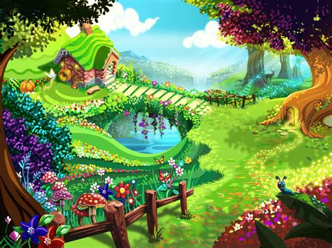 Garden Cartoon Wallpapers - Top Free Garden Cartoon Backgrounds ...