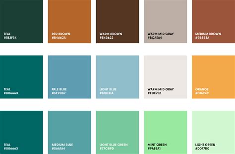 Light Blue And Brown Color Palette : Playground Color Inspiration Color ...