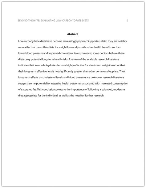 13.1 Formatting a Research Paper – Writing for Success