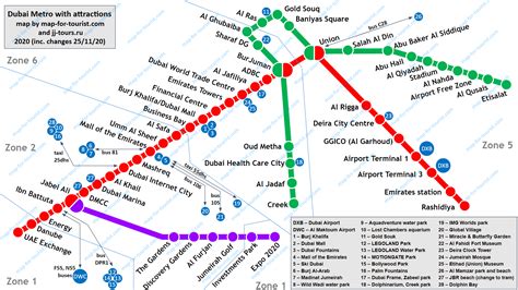 Dubai Metro Bus Map