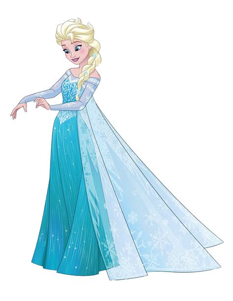 Elsa Frozen Princess with Ice Powers in Animated Clipart PNG | PNG All