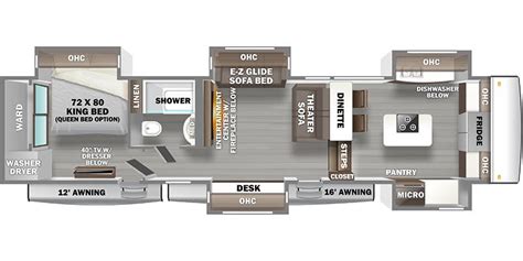 2022 Forest River RiverStone 391FSK Fifth Wheel Specs