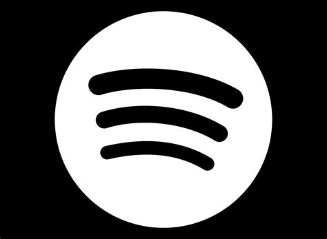 Black app, Spotify logo, App icon