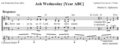 Welcome: Responsorial Psalm ~ Ash Wednesday [ABC]