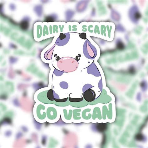 Vegan Sticker - Etsy