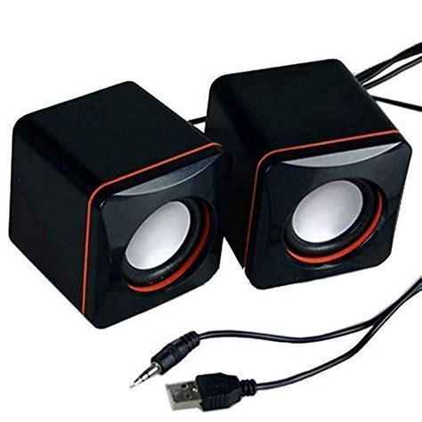 Mini Portable Speaker, Portable Computer Speakers USB Powered Desktop ...