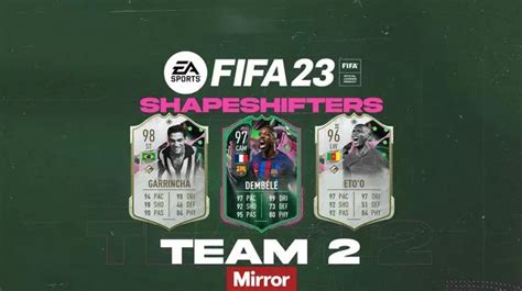 FIFA 23 Shapeshifters Team 2 revealed with FUT ICONs and striker Manuel ...