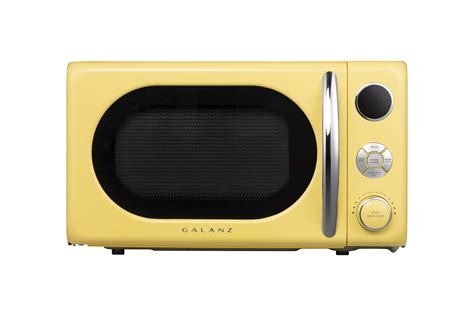 Galanz 0.7 Cu. ft. Retro Countertop Microwave Oven, 700 Watts, Blue ...