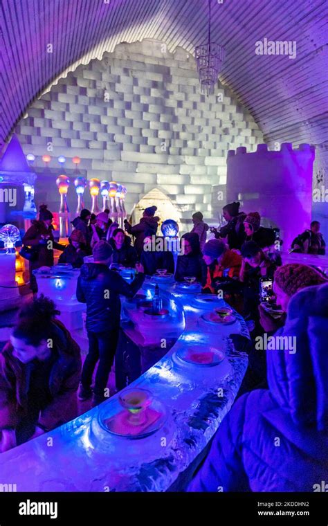 Aurora Ice Museum, Chena Hot Springs Resort, Alaska Stock Photo - Alamy