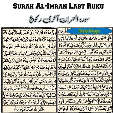 Surah Al Imran Last Ruku | Smart Quran Academy