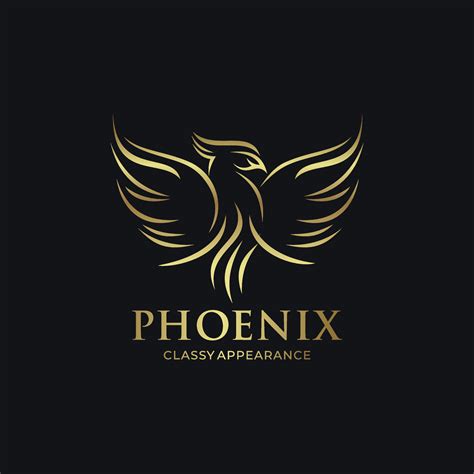 phoenix logo design template 11848897 Vector Art at Vecteezy